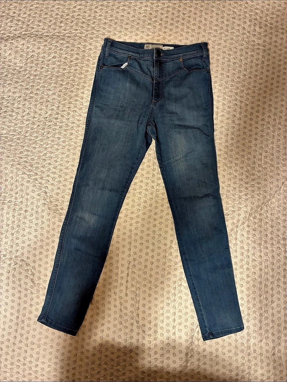 Free people Skinny Jeans Blue Waist 28